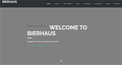 Desktop Screenshot of bierhausgalway.com