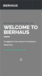 Mobile Screenshot of bierhausgalway.com